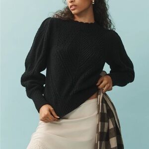 Anthropologie Black Sweater